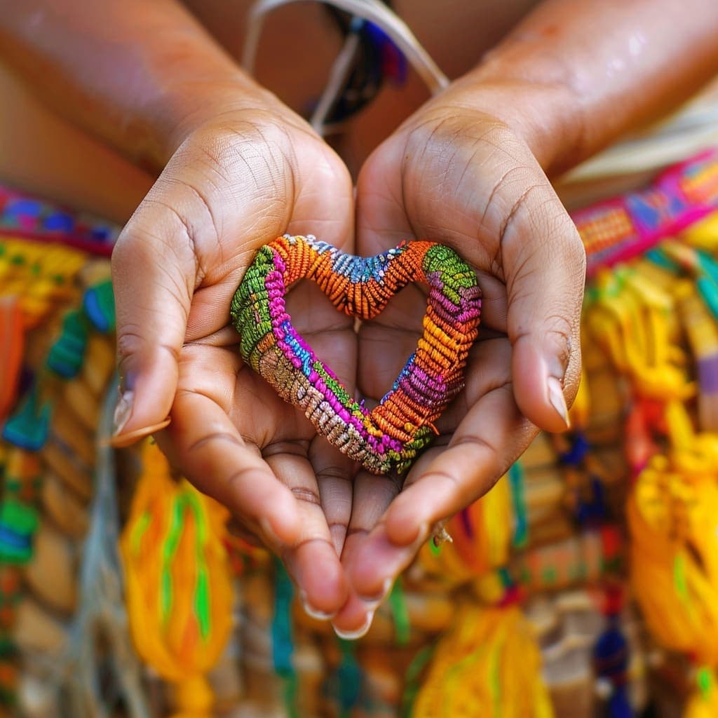 Hands forming a heart symbol